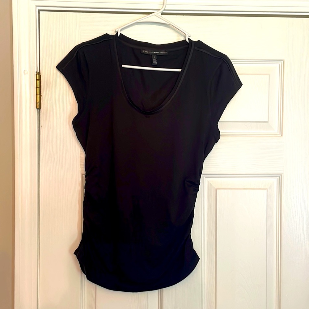 White House Black Market Black Tee Size Small NBW
